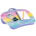 Lapgear Mystyle Portable Lap Desk With Cushion - Sunset Watercolor - Fits Up To 15.6 Inch Laptops - Style No. 45321