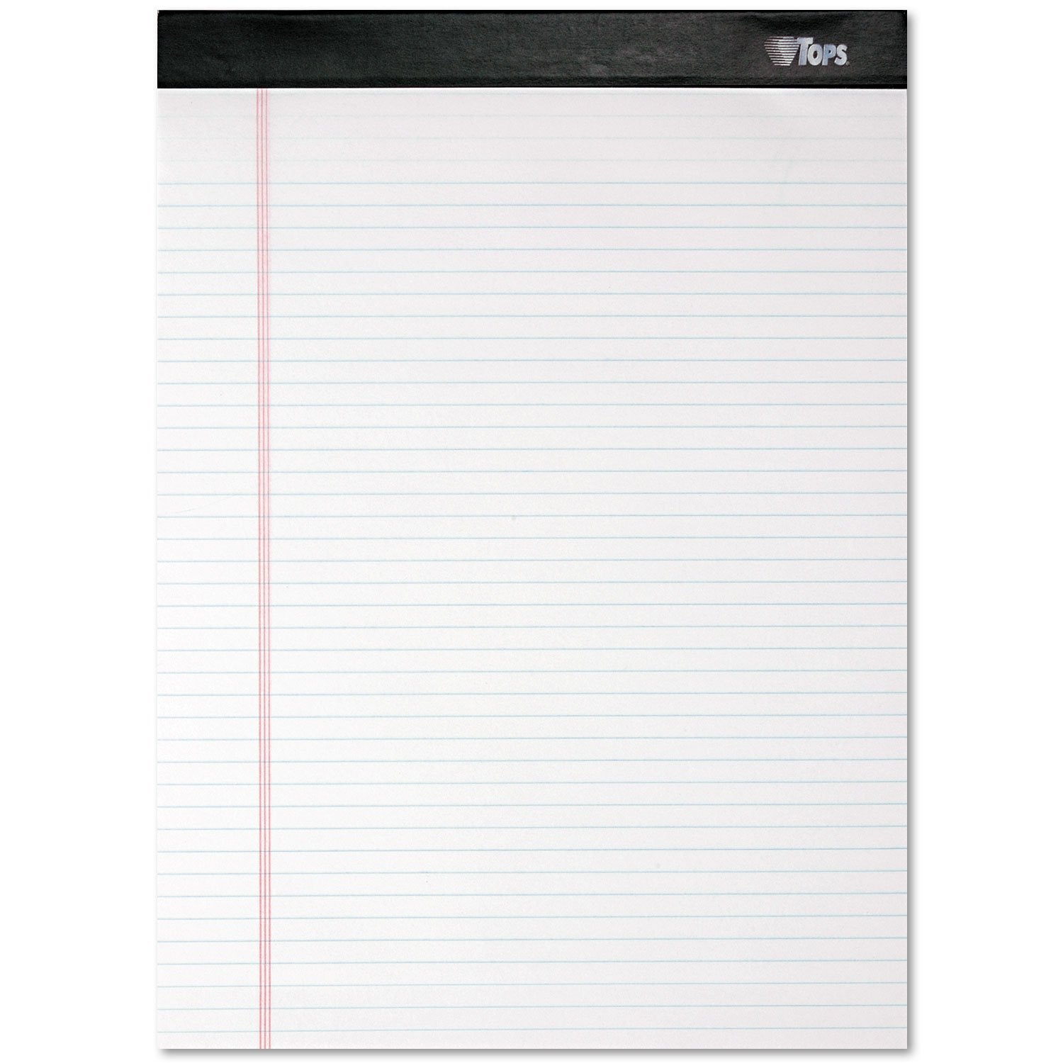 Tops Docket Writing Pads, 8-1/2' X 11-3/4', Narrow Rule, White Paper, 100 Sheets, 4 Pack (99612)