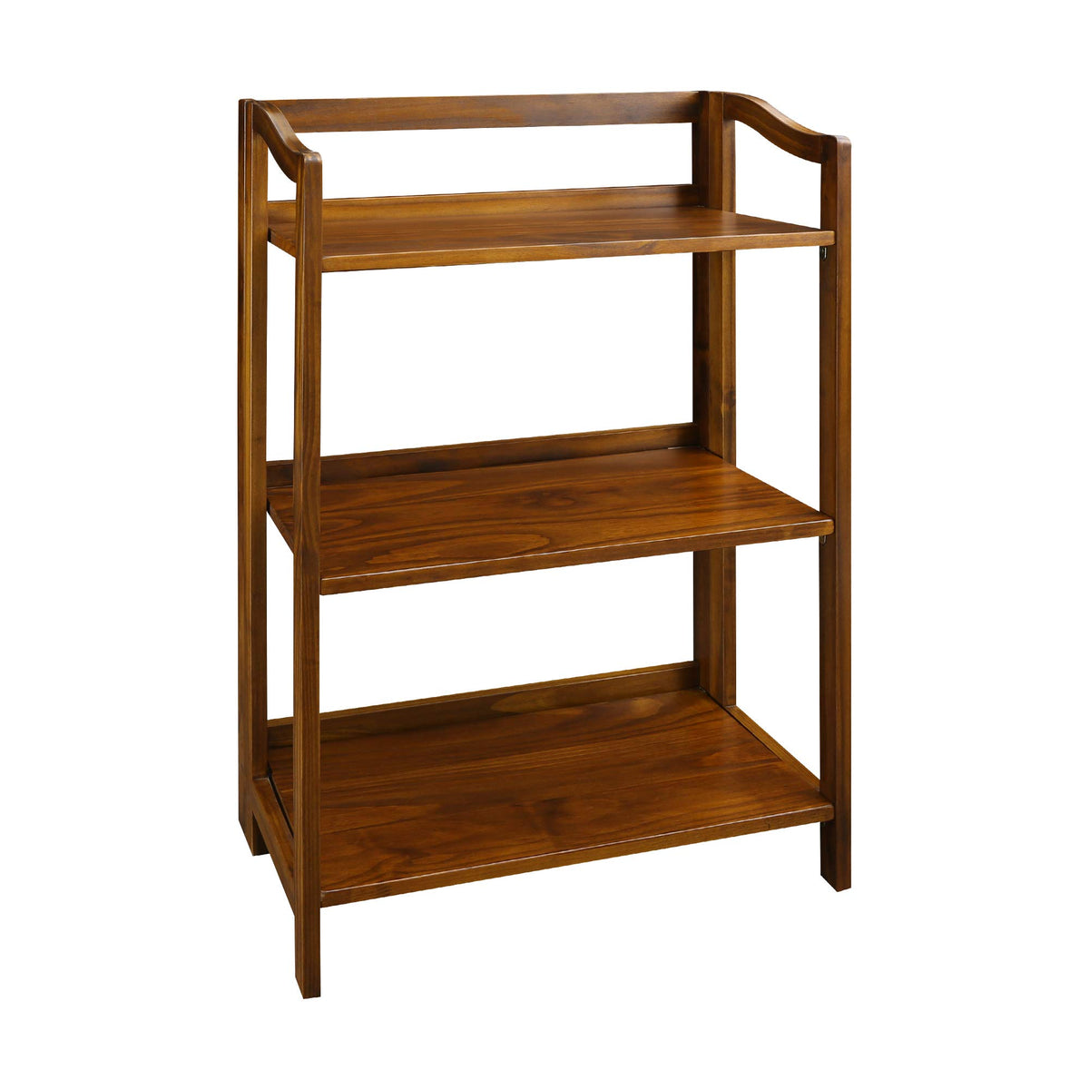 Casual Home Stratford 3-Shelf Folding Bookcase-Espresso