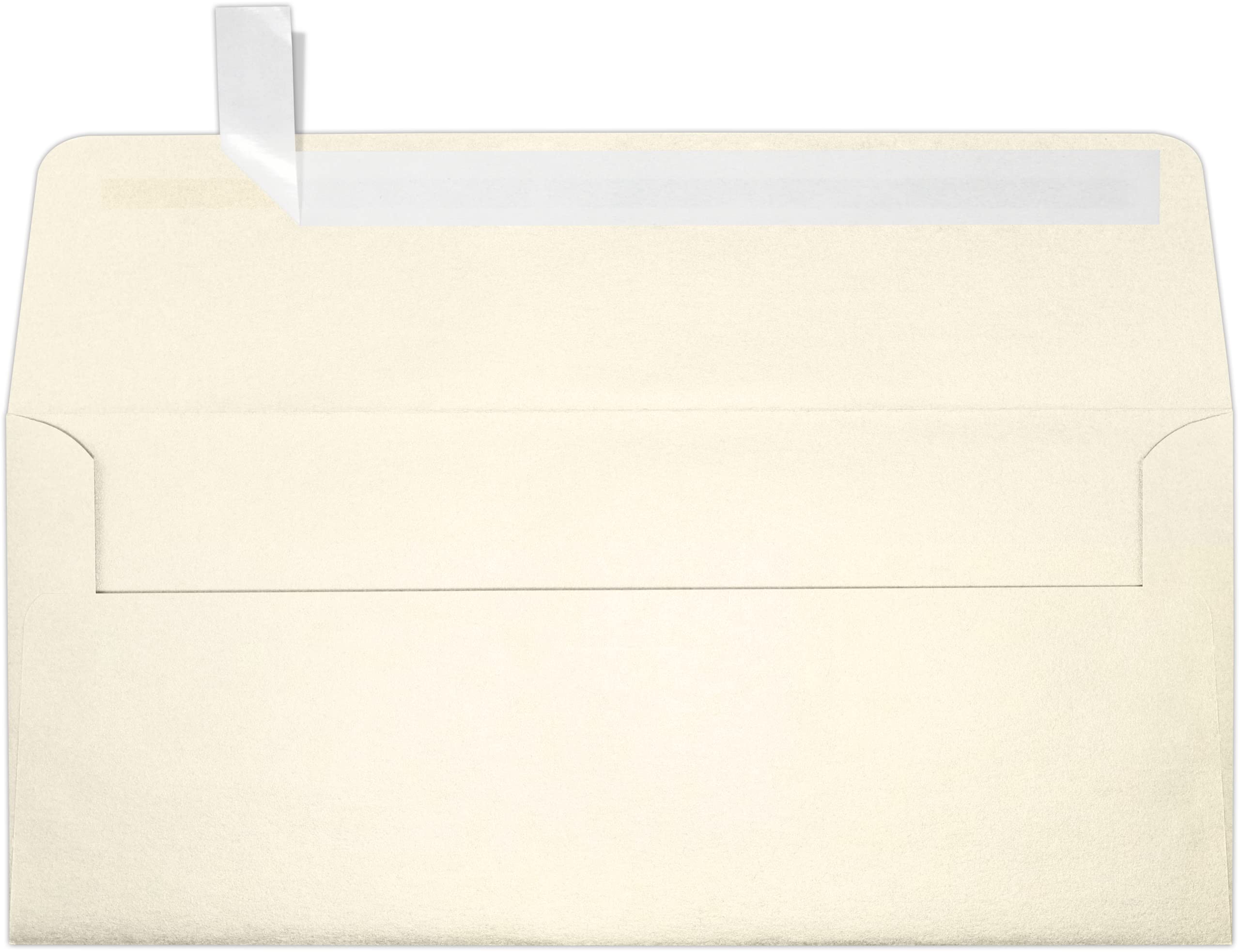 Luxpaper #10 Business Envelopes | Peel & Press | 4 1/8' X 9 1/2' | Champagne Metallic | 80Lb. Text | 50 Qty