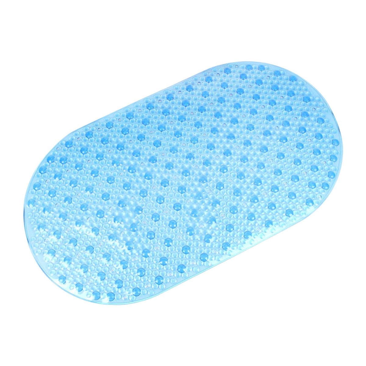 CALANDIS?PVC Bathtub Mat Bath Rug Mat Shower Mat Rug Oval Non Slip Floor Mat Bath Mat Blue | Bathmats Rugs & Toilet Covers | Bat