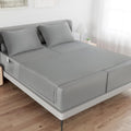 Split King Sheets Sets - 5 Piece Adjust Bed Set - Deep Pocket - Breathable & Fade Resistant Easy Fits 16In To 24In Pillow Top Be