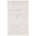 SAFAVIEH Tulum Collection Accent Rug - 2 x 3, Ivory & Grey, Moroccan Boho Tribal Design, Non-Shedding & Easy Care, Ideal for H