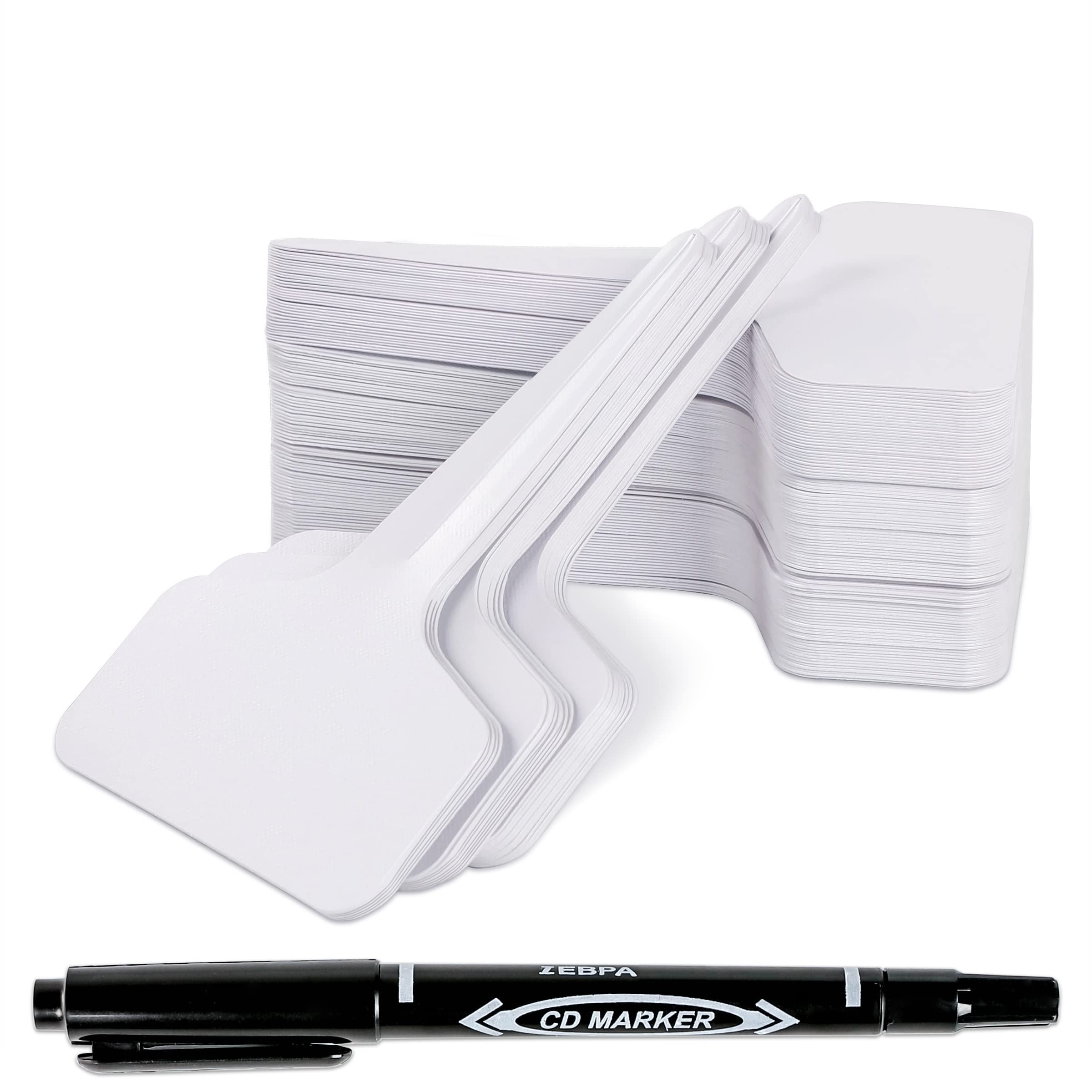 200Pcs 4 Incht-Type Plant Name Tags Garden Labels Markers Nursery Plastic Garden Tag For Outdoor Garden Waterproof Plant Label S