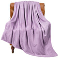 Bedelite Fleece Blanket Twin Size Lilac Throw Blankets For Couch & Bed, 300Gsm Luxury Plush Cozy Fuzzy Blanket 60X80 Inches, Sup
