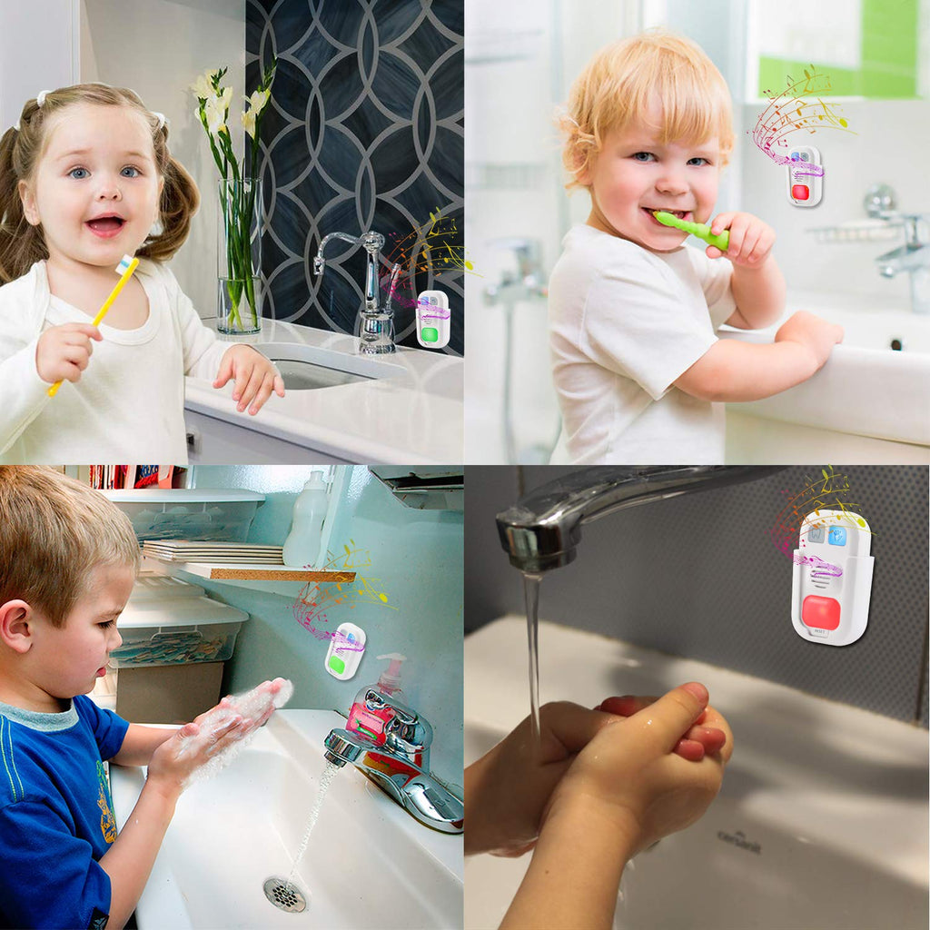 Honwell Musical Timer For Kids Battery Powered 2 Minute Toothbrush Timer And 20 Seconds Bathroom Hand Wash Timer With Led Color