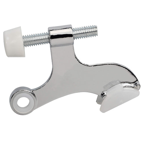 10 Pack Rok Hardware Adjustable Heavy Duty Hinge Pin Door Stop In Chrome Finish, Rokdsp1Ch