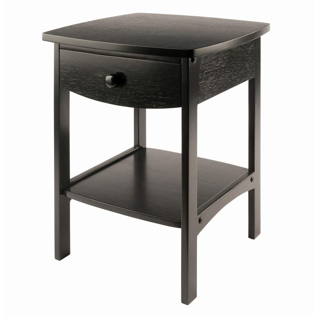 Winsome Claire Accent Table, 18 in, Black