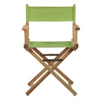 Casual Home 200-00/021-72 Director Chair 18" - Classic Height Natural Frame/Lime Green Canvas