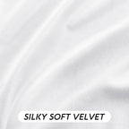 Ryb Home Pure White Velvet Curtains 90 Inches For Bedroom - Luxury Light Reducing Vertical Drapes Simple Home Decoration For Sliding Door Living Room, W52 X L90, 2 Pieces