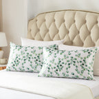 Exq Home Silky Satin Pillowcase For Hair And Skin,Printed Pillow Cases Standard Size Set Of 2 Satin Pillow Case 2 Pack With Enve