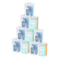 IRIS USA Medium Vertical Storage Container for Home & Office Organization, Big Capacity Stackable Plastic Bin for Stationery, Pa