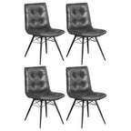 Coaster Home Furnishings Aiken Tufted Dining Chairs Charcoal (Set of 4)
