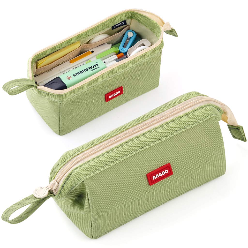 Cicimelon Pencil Case Large Capacity Pouch Pen Bag For School Teen Girl Boy Men Women (Green?
