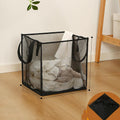 Jet Roy Laundry Basket| Storage Organizer | Collapsible Design | Sturdy Material | Lightweight Laundry Bag (Mesh)