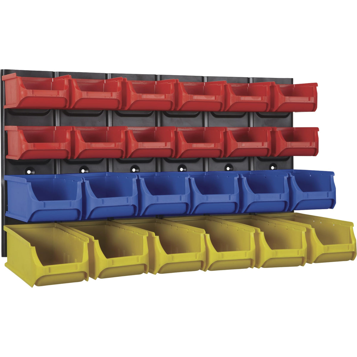Ironton Metal Louvered Panel System with 24 Bins, 80Lb. Capacity