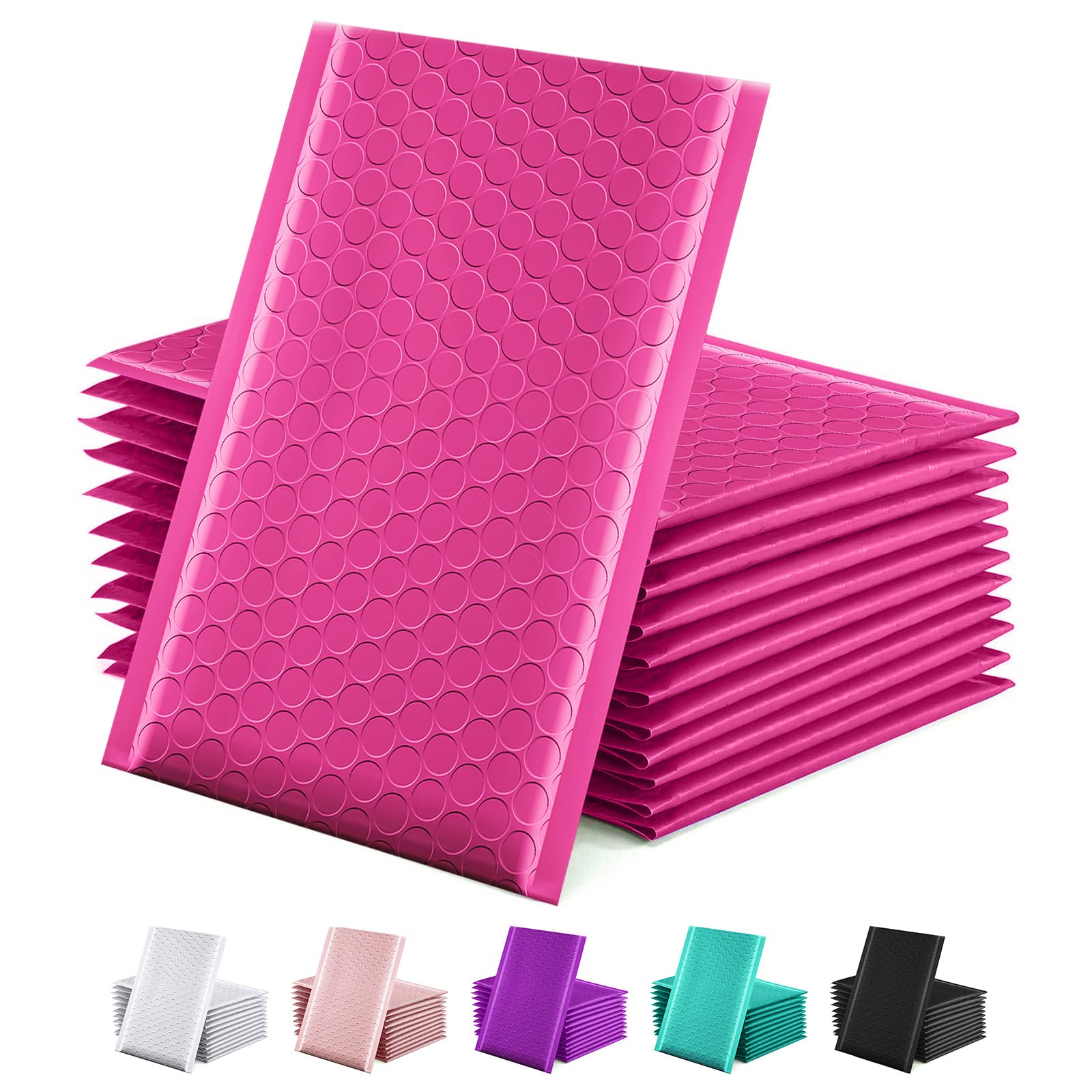 Gssusa 100 Pack Padded Mailers 6X10 Inches Bubble Mailer Usable Size 6X9' Bubble Envelopes Small Packaging Mailing Envelope Bag