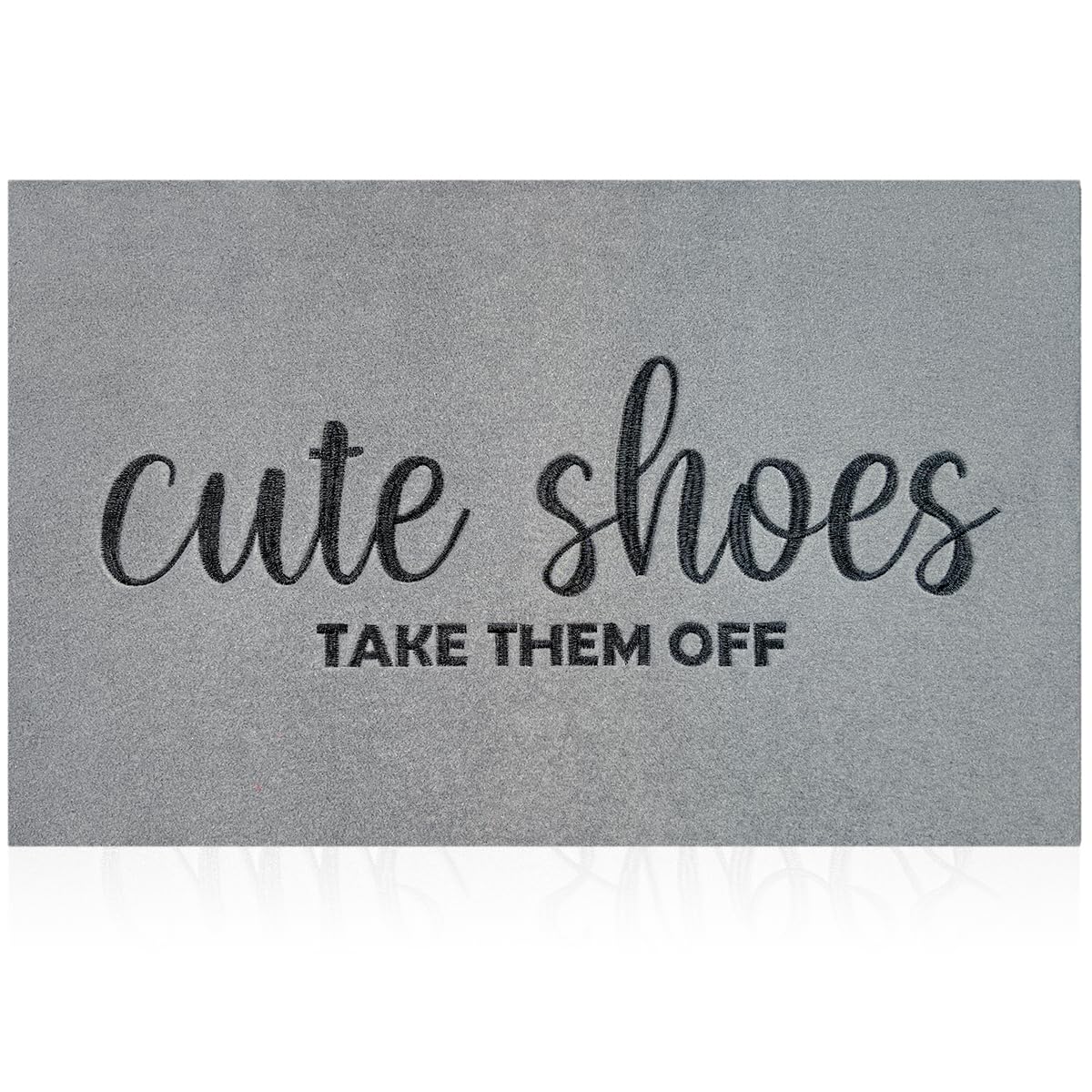 Entryway Cute Shoes Take Them Off Outdoor Mats With Rubber Backing Doormat Indoor Mat Polystyrene Backing Non Slip Natural Mat L