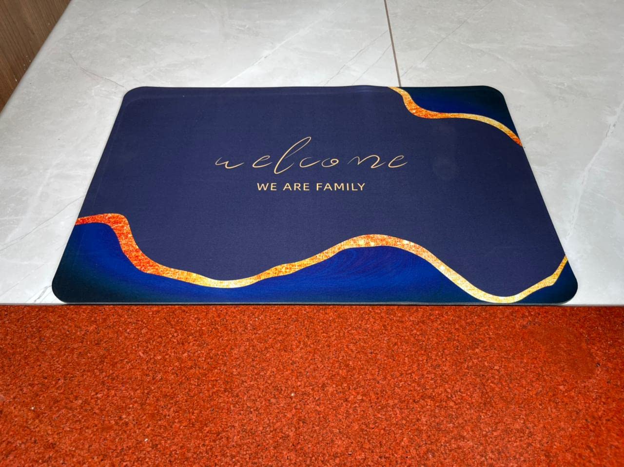 RIGJAK Rubber Bathroom Mat Water Absorbent Mats Diatomite Door Mat AntiSlip Bath Mat Quick Drying Absorbent Mat for Home, Kitch
