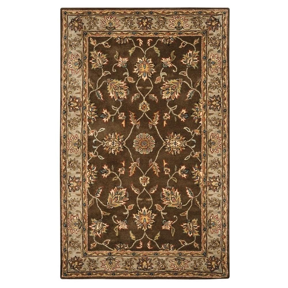 Rizzy Home Alora Decor Sareena 5' X 8' Border Brown/Dk Taupe/Sage/Blue/Rust/Tan Area Rug