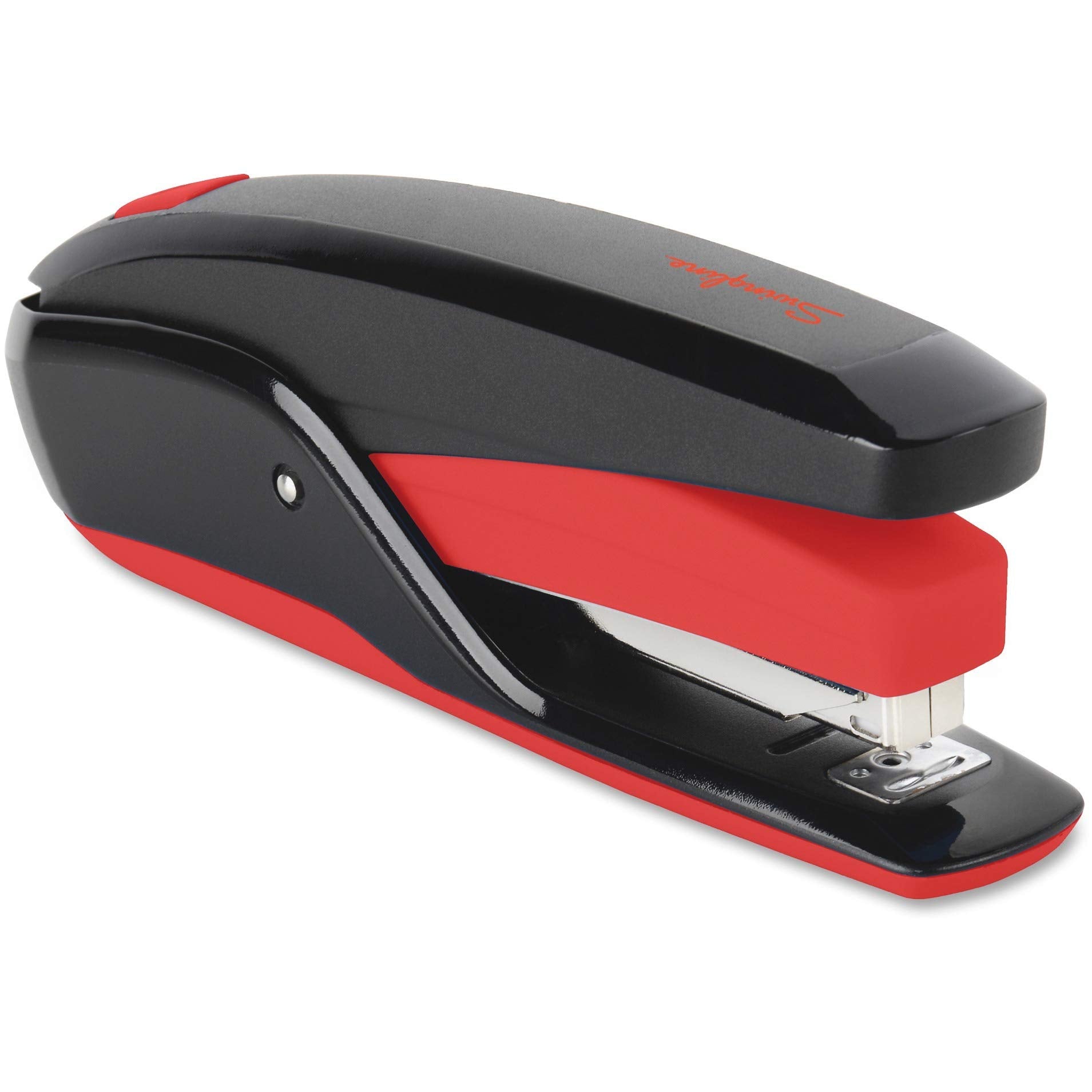 Swingline Stapler, Quick Touch Reduced Effort Stapling, Full Strip, 20 Sheets, Black/Red (S7064507)