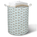 TAZSWDMM Blue Mallard Duck Nursery Laundry Basket Hamper, Flying Mallard Duck Foldable Clothes Toys Books Storage Box Bins Baske