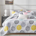 Uozzi Bedding 3 Piece Reversible Quilt Set Queen Size 90X90 Soft Microfiber Lightweight Coverlet Bedspread Summer Comforter Set