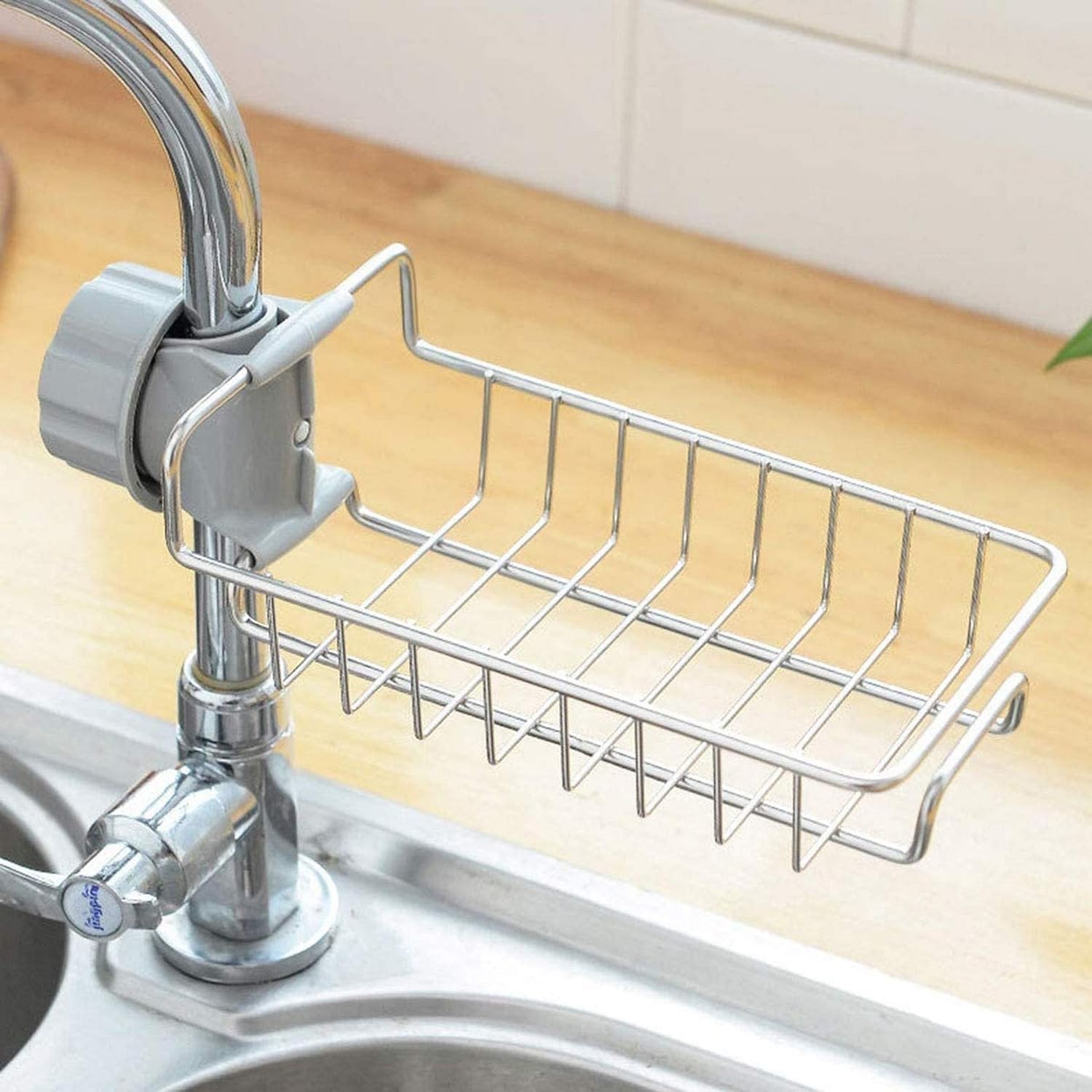 Famous Shop Stainless Steel Kitchen And Bathroom Faucet Soap Scrubbers Sponge Holder Rack Hanging Sink Organizer Stand Caddy Rac