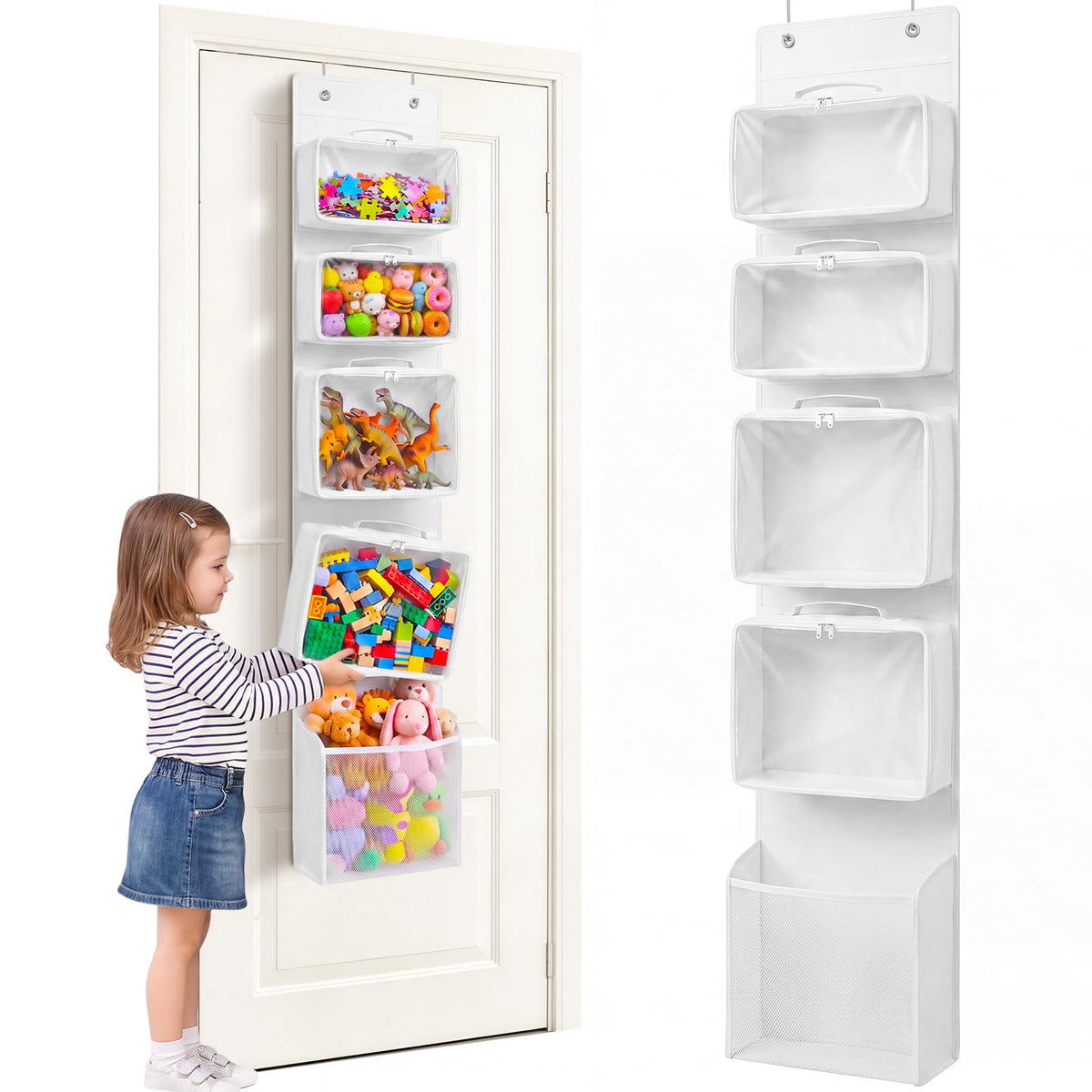 Over the Door Storage, Over the Door Toy Organizer, Hanging Toy Storage