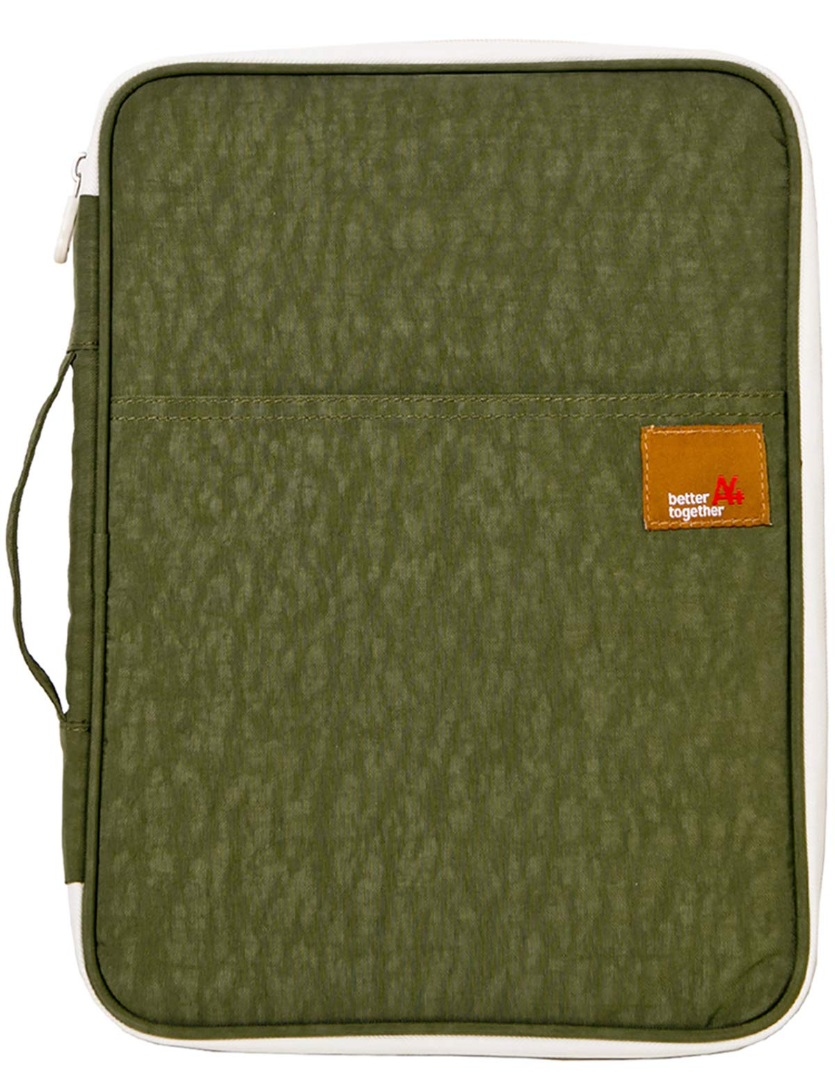 El-Fmly A4 Document Portable Organizer Bag Waterproof Portfolio Office Zipper Case For Travel Office Business Holiday Meeting In