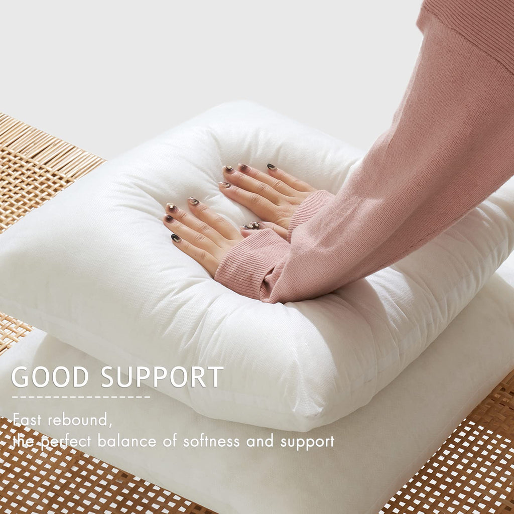 Miulee 16X26 Pillow Inserts Set Of 2, Rectangle Decorative Throw Pillow Premium Fluffy Lumbar Pillow Forms Sham Stuffer For Living Room Sofa Couch Bed