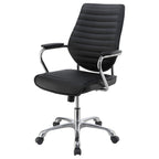 Coaster Home Furnishings Contemporary Black High-Back Office Chair