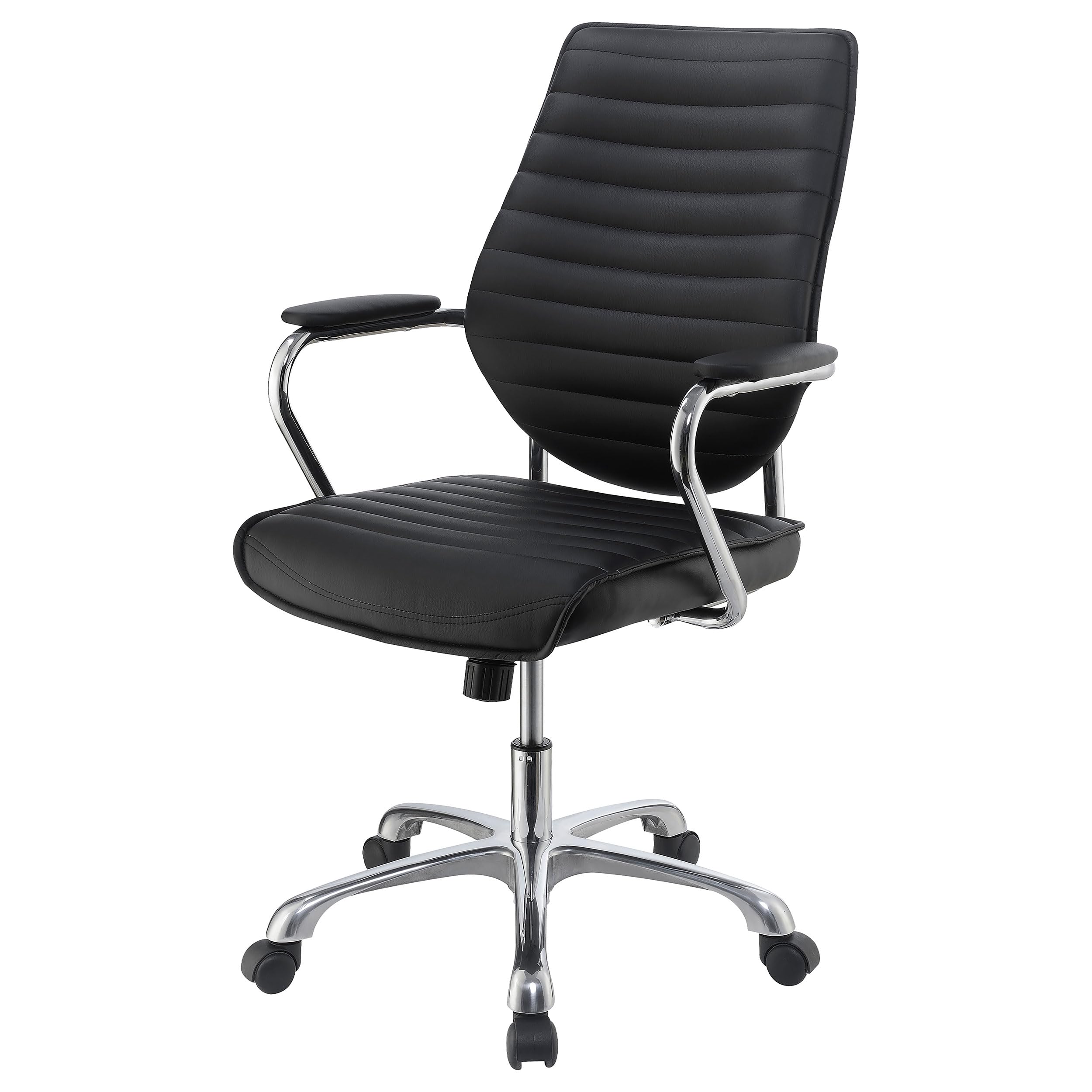 Coaster Home Furnishings Contemporary Black High-Back Office Chair