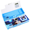 Henoyso Pencil Box For Boys Astronaut Pencil Case With Calculator And Pencil Sharpener Multifunction Pencil Case Cool School Sup