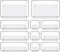Xpandio Clear Plastic Drawer Organizers Set, 4Size Versatile Bathroom And Vanity Drawer Organizer Trays, Storage Bins For Makeu