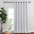 NICETOWN Patio Door Curtain Room Darkening Drapes, Grommet Light & Heat Blocking Room Divider Curtain Panel Window Drape for Bed