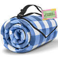 TigeJoy Extra Large Picnic Blanket Waterproof Foldable 60x80, Outdoor Picnic Mat Beach Blanket Sandproof for Park, Grass, Tr