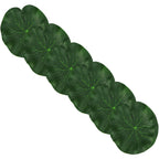Lightingsky Artificial Floating Foam Lotus Leaves Artificial Foliage Pond Decor (10cm, Pack of 6)