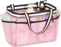 Ocim XL Portable Mesh Shower Caddy Tote Bag for College Dorm, Gym, Beach, Pool, Camping, Travel - Pink