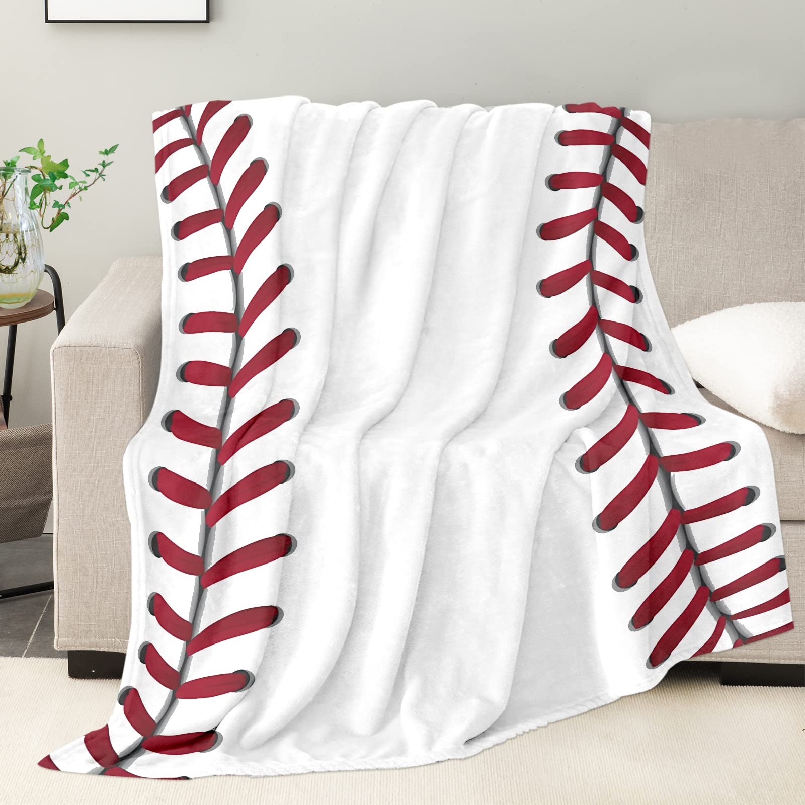 Mastiee Baseball Blanket For Boys Adults, Baseball Gifts For Boys 6 7 8 9 10 11 12 Years Old Baseball Lovers, Kids Toddlers Teen