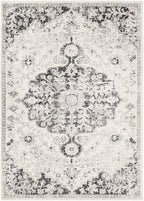 Livabliss Odelia Vintage Bohemian Area Rug,9' x 12'6'',Black
