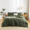 Cottebed Ultra-Soft King Bedding Comforter Sets Bed, All Season Use Light Weight With Warm Fluffy Washed Cotton Microfiber,1 Bed