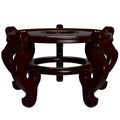 Red Lantern Rosewood Fishbowl Stand - Size 14.5 in. Base Diameter