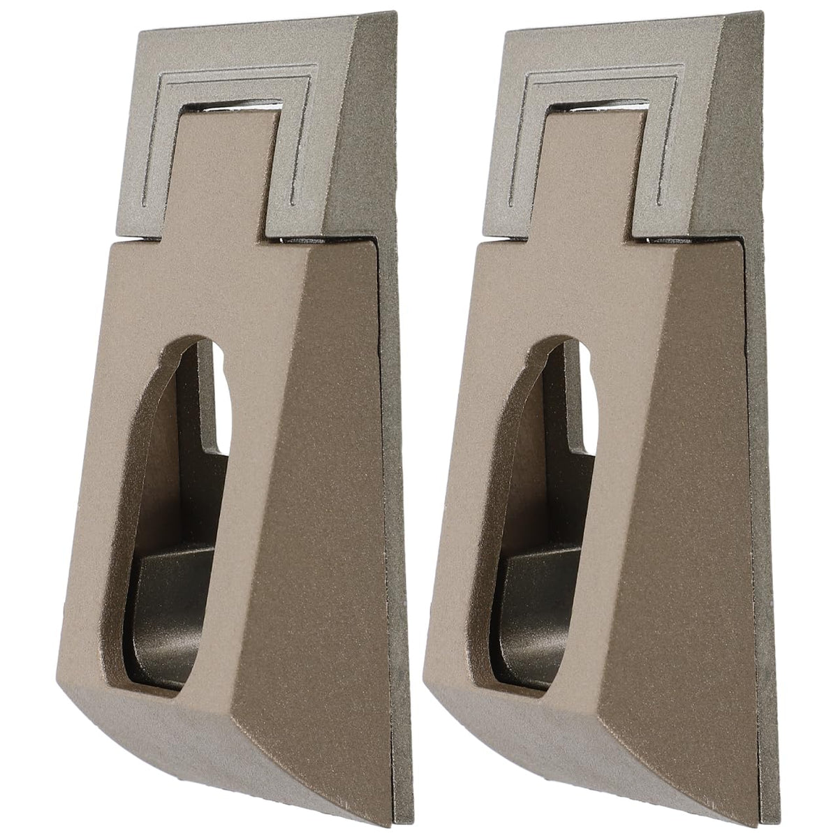 Uonlytech 4Pcs Oval Closet Rod End Supports