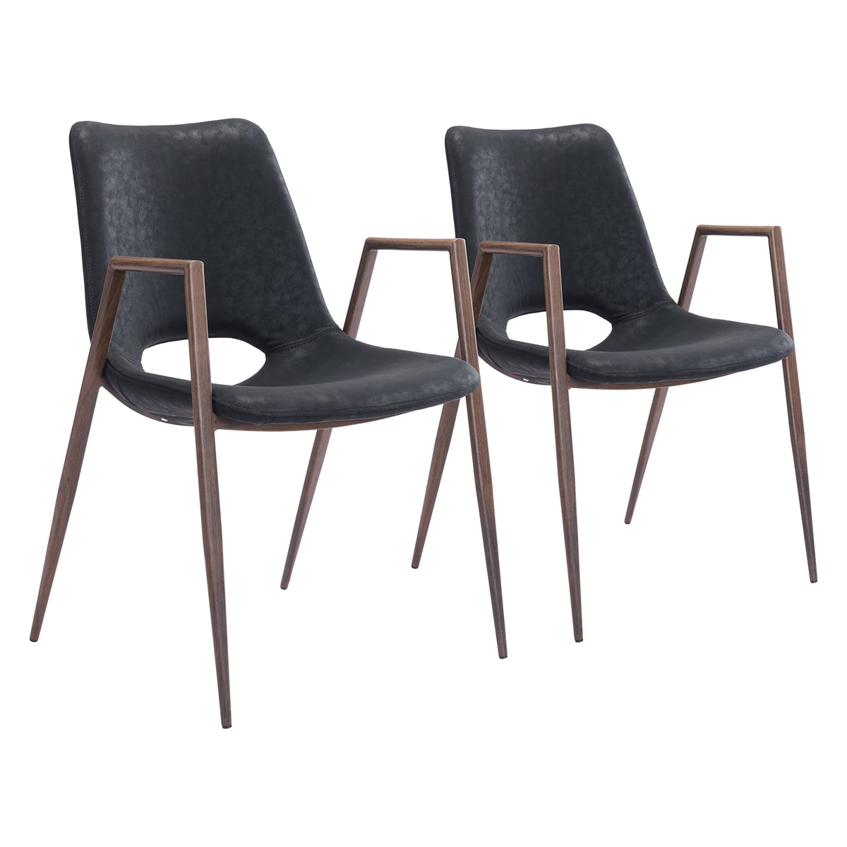 Desi Dining Chair (Set of 2) Black