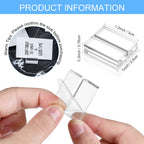 Acrylic Place Card Holders 1.2 Inch Name Card Holder Stands Clear Table Number Stands Wedding Sign Holders Card Display Stand Fo