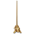 WallCharmers Gold Paper Towel Holder, Metal Toilet or Kitchen Paper Holder for Floor or Countertop, Gold Dog