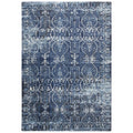 Rizzy Home Alora Decor Swagger 7'10" X 10'10" Scroll Work Dk Blue/Lt. Blue/Ivory/Black Rug