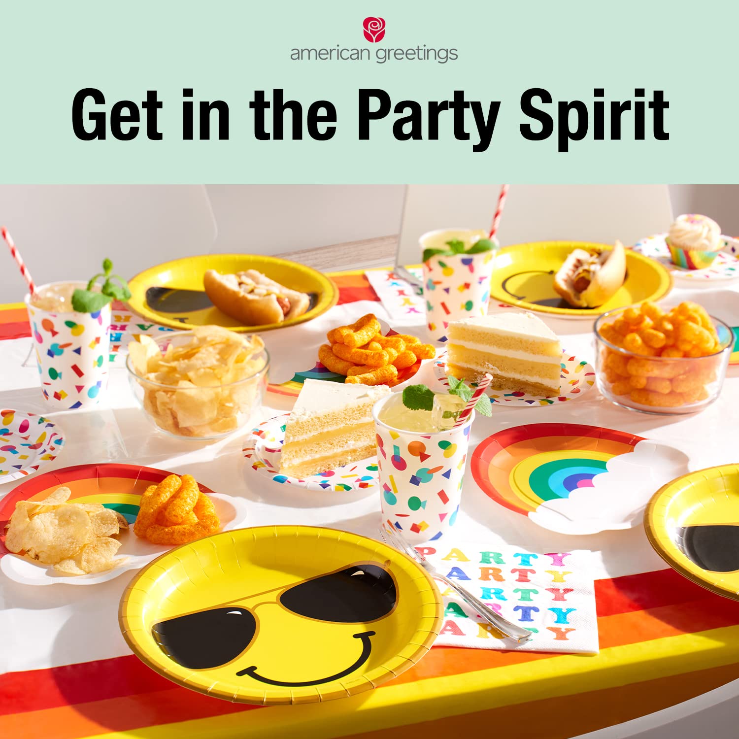 American Greetings Wedding Or Bridal Shower Party Supplies, Dinner Plates (36-Count)