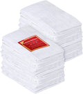 Utopia Kitchen [24 Pack - 28 x 28 Inches White Flour Sack Towels 100% Cotton Tea Towels for Cleaning & Drying - Highly Absorbent